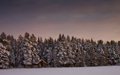High-resolution desktop wallpaper Landscape Covered in Snow by Datamakarna