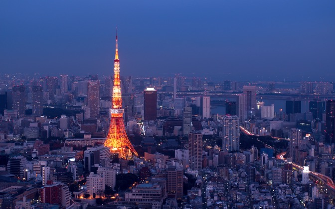 High-resolution desktop wallpaper Tokyo Skyline by nickwu78
