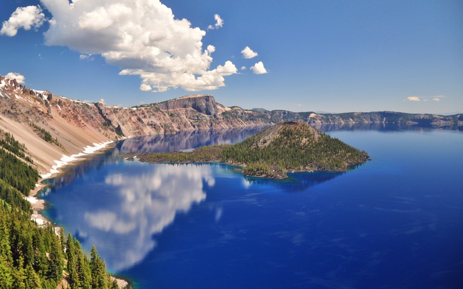 High-resolution desktop wallpaper Crater Lake by Alex92901