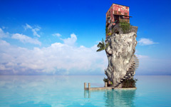 High-resolution desktop wallpaper Paradise Rock by Jonathan Besler