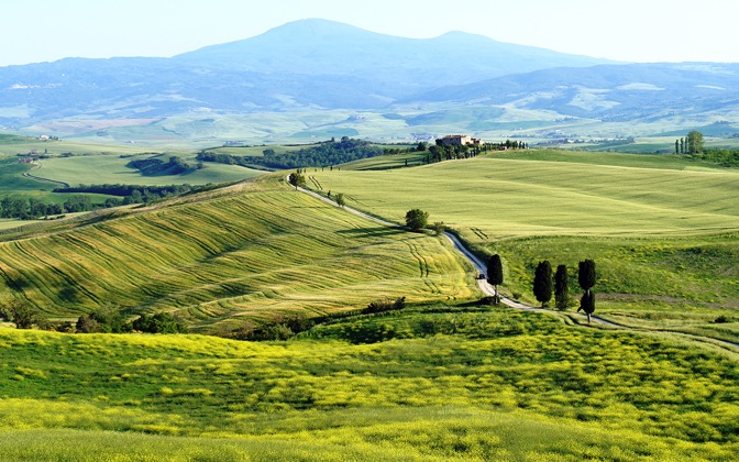 High-resolution desktop wallpaper Terrapille - Tuscany by Panderz06380