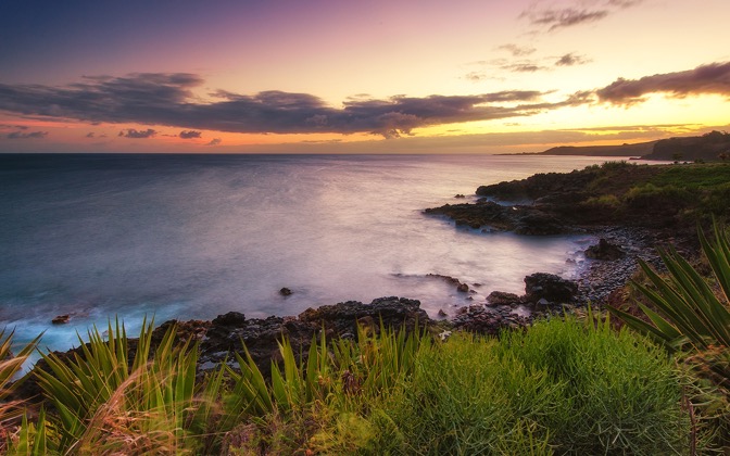 High-resolution desktop wallpaper Sunset, Hawaiian style by Josh220