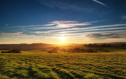 High-resolution desktop wallpaper Sunset over Findon by JulianHJ