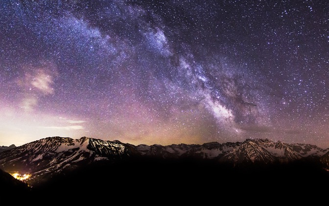High-resolution desktop wallpaper Amazing Milky Way V by Jonathan Besler