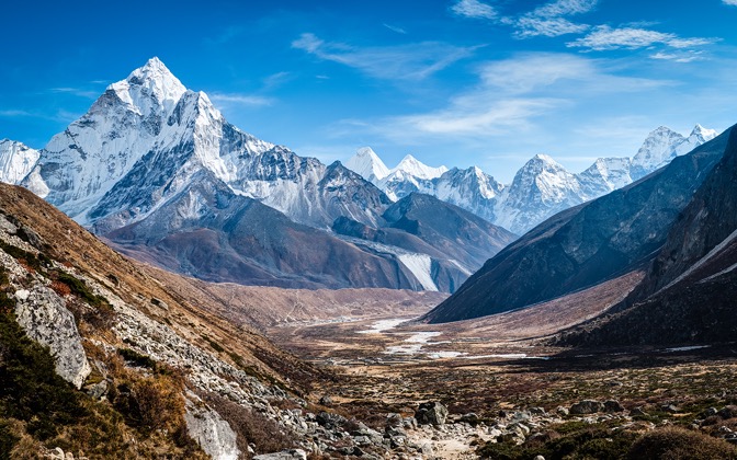 High-resolution desktop wallpaper Ama Dablam watches over the path to Pheriche by PiyushB