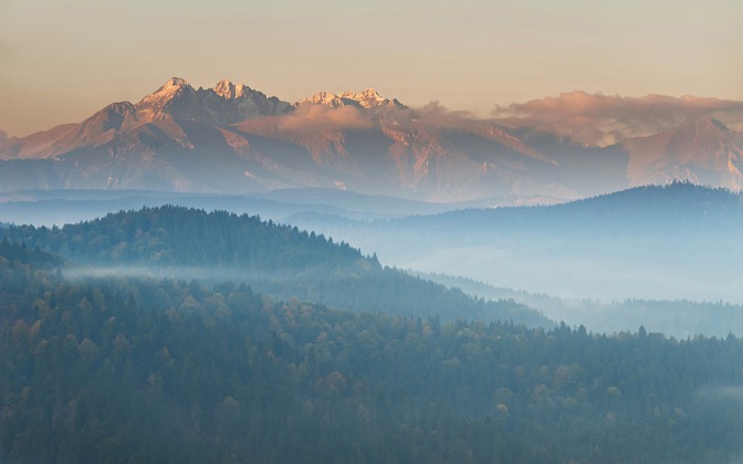High-resolution desktop wallpaper Tatra mountains by quba123pl