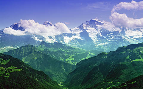 High-resolution desktop wallpaper The Mighty Jungfrau by Mohsen Kamalzadeh