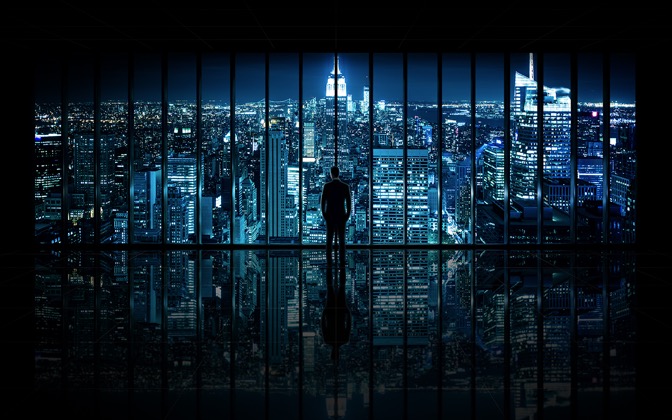 High-resolution desktop wallpaper Window to Gotham City by Dominic Kamp