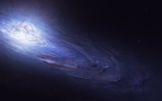 High-resolution desktop wallpaper Andromeda by Starkiteckt