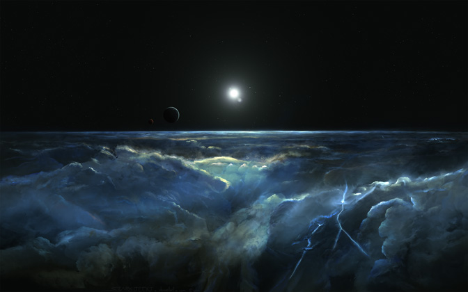 High-resolution desktop wallpaper Stormy Atmosphere of Merphlyn by Starkiteckt