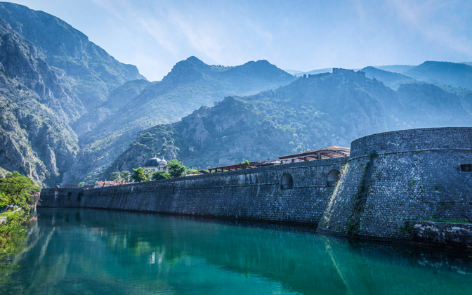 High-resolution desktop wallpaper Kotor city walls - Montenegro by kenchie
