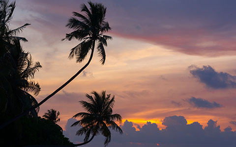 High-resolution desktop wallpaper Maldivian Sunset by Kosta Stoenchev