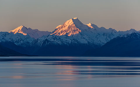 High-resolution desktop wallpaper Mount Cook Sunset by Oliver Buettner // Ascalo Photography