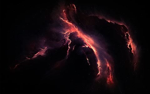 High-resolution desktop wallpaper Vyoletz Nebula by Starkiteckt