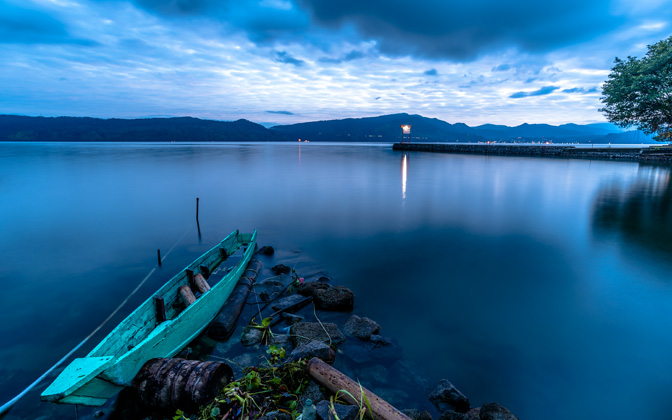 High-resolution desktop wallpaper Samosir View of Lake Toba by Daniel Jiang