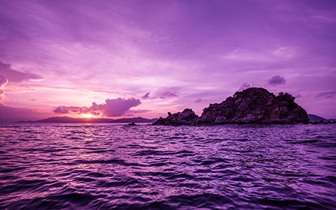 High-resolution desktop wallpaper Pelican Island Sunset by Ben Gustafson