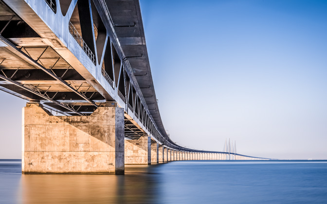 High-resolution desktop wallpaper Oresund Bridge by Sirdjorgo