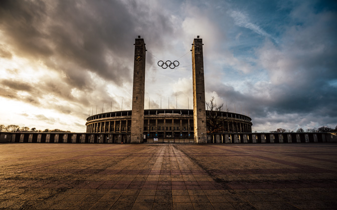 High-resolution desktop wallpaper Olympiastadion Berlin by s1000