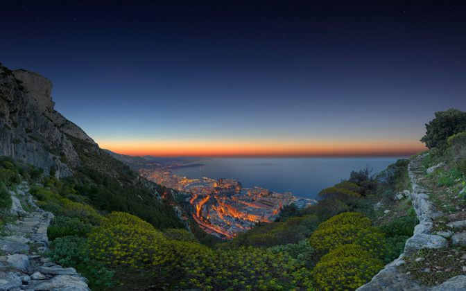 High-resolution desktop wallpaper Monaco Formula E Sunrise 2015 by Crevisio