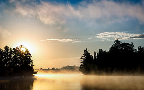 High-resolution desktop wallpaper Sunrise Over the Lake by ivan