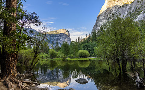 High-resolution desktop wallpaper Mirror Lake - Yosemite National Park by cbrooks5678