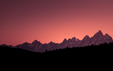 High-resolution desktop wallpaper Grand Teton Sunset by Gerard87