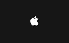 High-resolution desktop wallpaper Apple Logo (black) by ralphibus